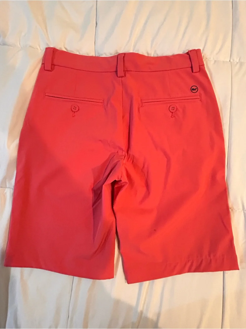 Vineyard Vines Coral Pink Flat-Front Men’s Shorts